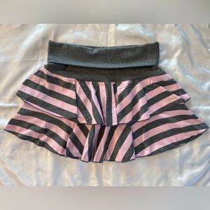 Forever 21 Y2K layered mini skirt pink/gray Small Vintage Great Condition Used